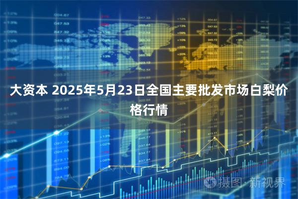 大资本 2025年5月23日全国主要批发市场白梨价格行情