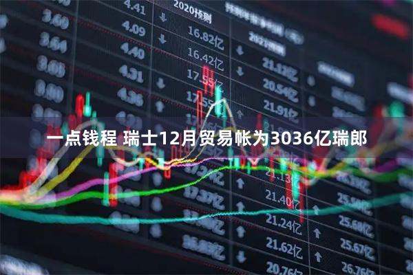 一点钱程 瑞士12月贸易帐为3036亿瑞郎